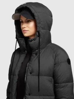 Khujo Winterjassen Winterjas Franee Dames Zwart -kledingwinkel b782494d11abd686543d9930b28769cc