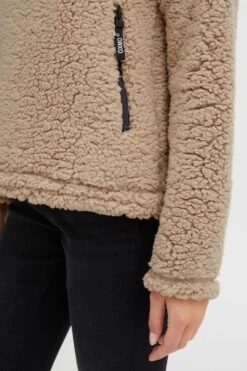 OXMO Truien Trui ELINA Dames Beige -kledingwinkel b7fdafd4bbba55e7fb8aeff17d6522a9