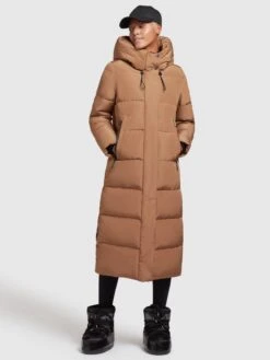 Khujo Wintermantels Wintermantel Soulani Dames Oker -kledingwinkel bc2eb2ef7e8820e89f868facdad16855