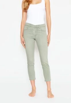 Angels Jeans Slimfit Jeans Dames Groen -kledingwinkel be03958486f6ee7ecb33c998c001a55a