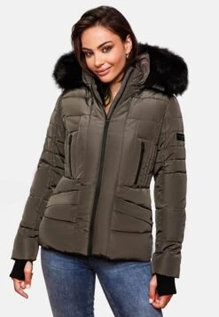 Navahoo Winterjassen Winterjas Adele Dames Taupe -kledingwinkel be47cb21ce28aeeac22cd08bf4d0ecde