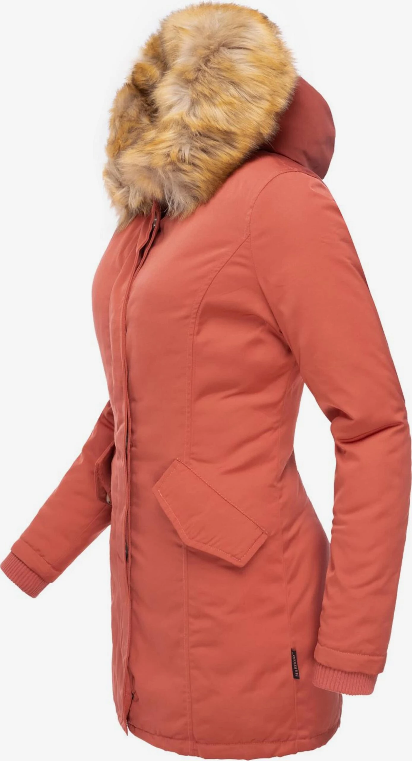 Marikoo Parkas Winterparka Karmaa Dames Zalm Roze 3 Marikoo Parkas Winterparka Karmaa Dames Zalm Roze - Afbeelding 3