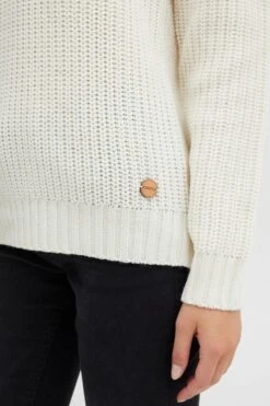 OXMO Basic Truien Trui Dames Wit 9 OXMO Basic Truien Trui Dames Wit -kledingwinkel c2c5c572219addeb1ea9181a502585c3