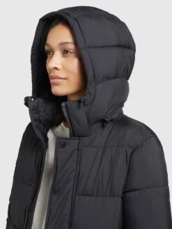 Khujo Wintermantels Wintermantel Corinna Dames Zwart -kledingwinkel c434bfd24ed07f38f76559840d1c6682