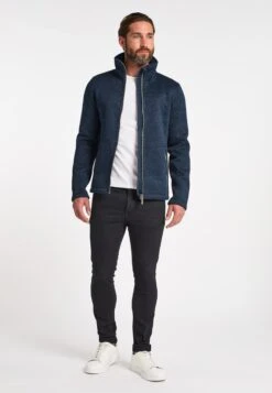 ICEBOUND Fleece Jassen Fleece Jas Heren Marine -kledingwinkel c57376ec4761f4b5e7328e88a4716c33