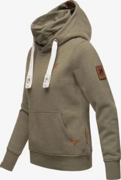 Navahoo Hoodies Sweatshirt Raniaa Dames Olijfgroen -kledingwinkel c65d3d5757efa2d8a04e0955b24f13cf