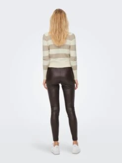 ONLY Fijngebreide Truien Trui Ibi Dames Wit -kledingwinkel c879f528be8128c38fc7455d3f4cbce1