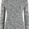 OXMO Coltruien Trui Philipa Dames Grijs / Lichtgrijs / Grijs Gemêleerd