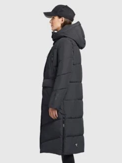 Khujo Wintermantels Wintermantel Elvita Dames Donkerblauw -kledingwinkel ca7eef272cce57f0ed447ea419ff1dde