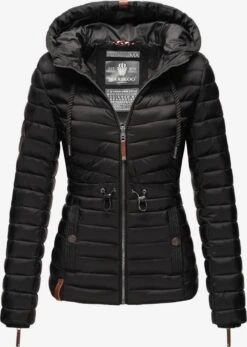 Marikoo Tussenjassen Tussenjas Aniyaa Dames Zwart -kledingwinkel cc0aa58ad845e144c6b18c45c669bbd9