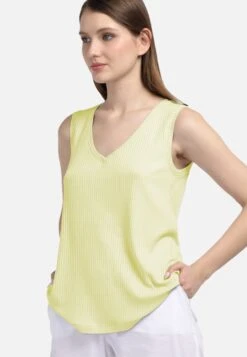 HELMIDGE Mouwloze Shirts Top Dames Geel -kledingwinkel cc84b60b77fd6062ab2dbac7bc7e2e3a