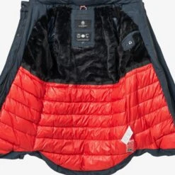 Marikoo Wintermantels Wintermantel Moonshine Dames Blauw -kledingwinkel cd55ba7edaee7fca0788940eb53f9b7f