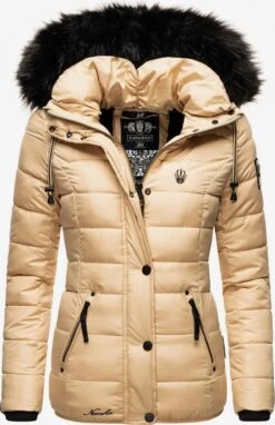 Navahoo Winterjassen Winterjas Zuckerbiene Dames Beige