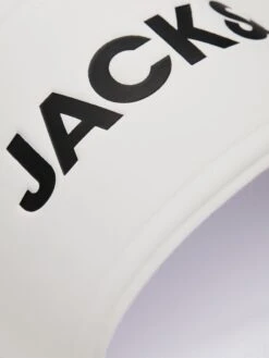 Jack & Jones Instappers Muiltjes LARRY Heren Wit -kledingwinkel ce9ac7d5c6517c33f9d137c465323ca6