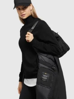 Khujo Wintermantels Wintermantel ABELLA Dames Zwart -kledingwinkel cfa2583353db141192713dfa921fe266