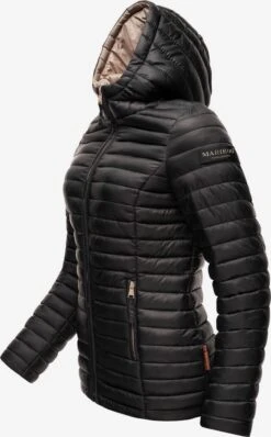 Marikoo Tussenjassen Tussenjas Asraa Dames Zwart -kledingwinkel d113a6233b441459b9298bc50b18b955