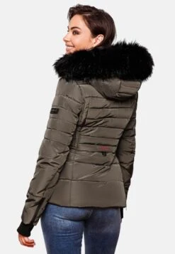 Navahoo Winterjassen Winterjas Adele Dames Taupe -kledingwinkel d2234fcdaf1e1cf02c862cd7bf3faf43