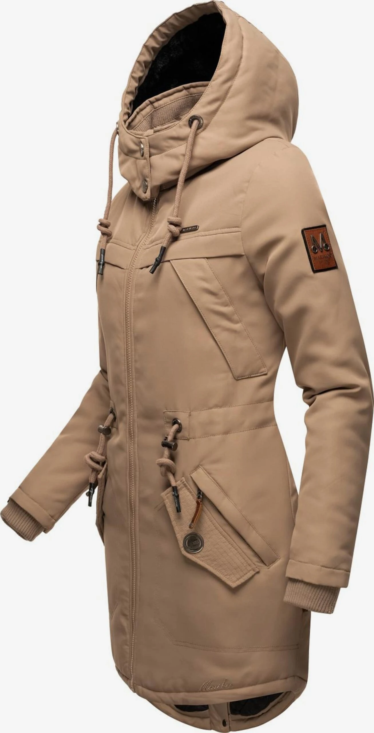 Marikoo Parkas Winterparka Kamii Dames Lichtbruin 2 Marikoo Parkas Winterparka Kamii Dames Lichtbruin - Afbeelding 2