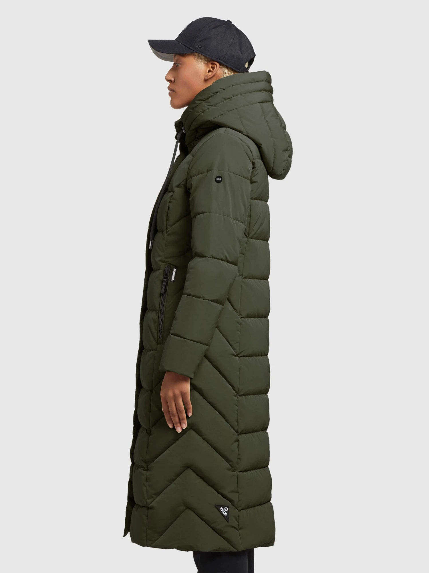 Khujo Wintermantels Wintermantel Gamber Dames Donkergroen 5 Khujo Wintermantels Wintermantel Gamber Dames Donkergroen - Afbeelding 5