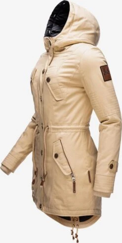 Marikoo Parkas Winterparka La Viva Dames Beige -kledingwinkel d5177229f5ea954482f42a3ce89aa929