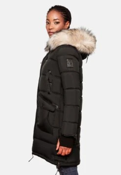 Marikoo Wintermantels Wintermantel Chaskaa Dames Zwart -kledingwinkel d6702d96cef4469e67ee74e36c669bee