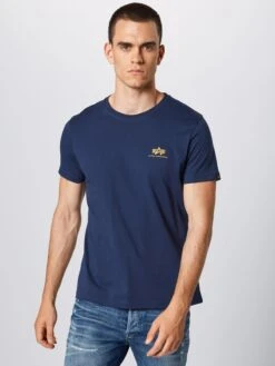 Alpha Industries T-shirts Regular Fit Shirt Heren Navy 7 Alpha Industries T-shirts Regular Fit Shirt Heren Navy -kledingwinkel d935022310ed94e739f6bf6a4fc87211