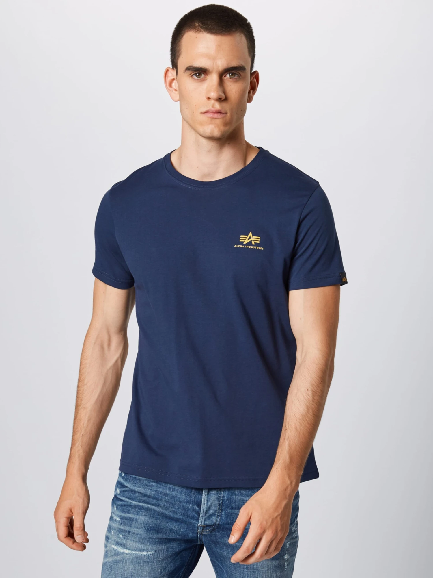 Alpha Industries T-shirts Regular Fit Shirt Heren Navy 3 Alpha Industries T-shirts Regular Fit Shirt Heren Navy - Afbeelding 3