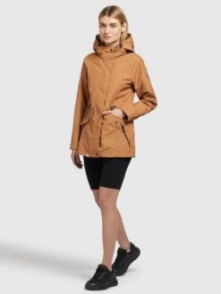 Khujo Parkas Tussenparka FELINA Dames Camel -kledingwinkel d94270bf37a833315ef37c17d8e850b8