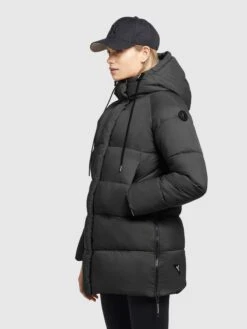Khujo Winterjassen Winterjas Franee Dames Zwart -kledingwinkel d947a5a812a8c4b650f6a75ae40dffa5