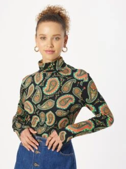 WAREHOUSE Longsleeves Shirt Dames Zwart -kledingwinkel d9ba60d9d21821f8d16d75699135b89e