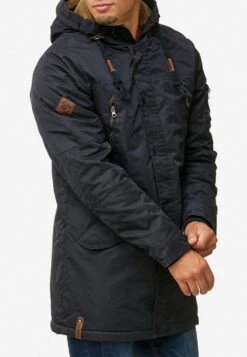 Indicode Jeans Parkas Winterparka Bardsley Heren Navy -kledingwinkel dc880e95fc56d03b5e655cc9d7565957