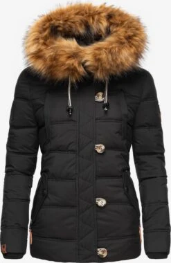 Navahoo Winterjassen Winterjas Zoja Dames Zwart -kledingwinkel dd27e7b76cebf550ad291a3faab93665