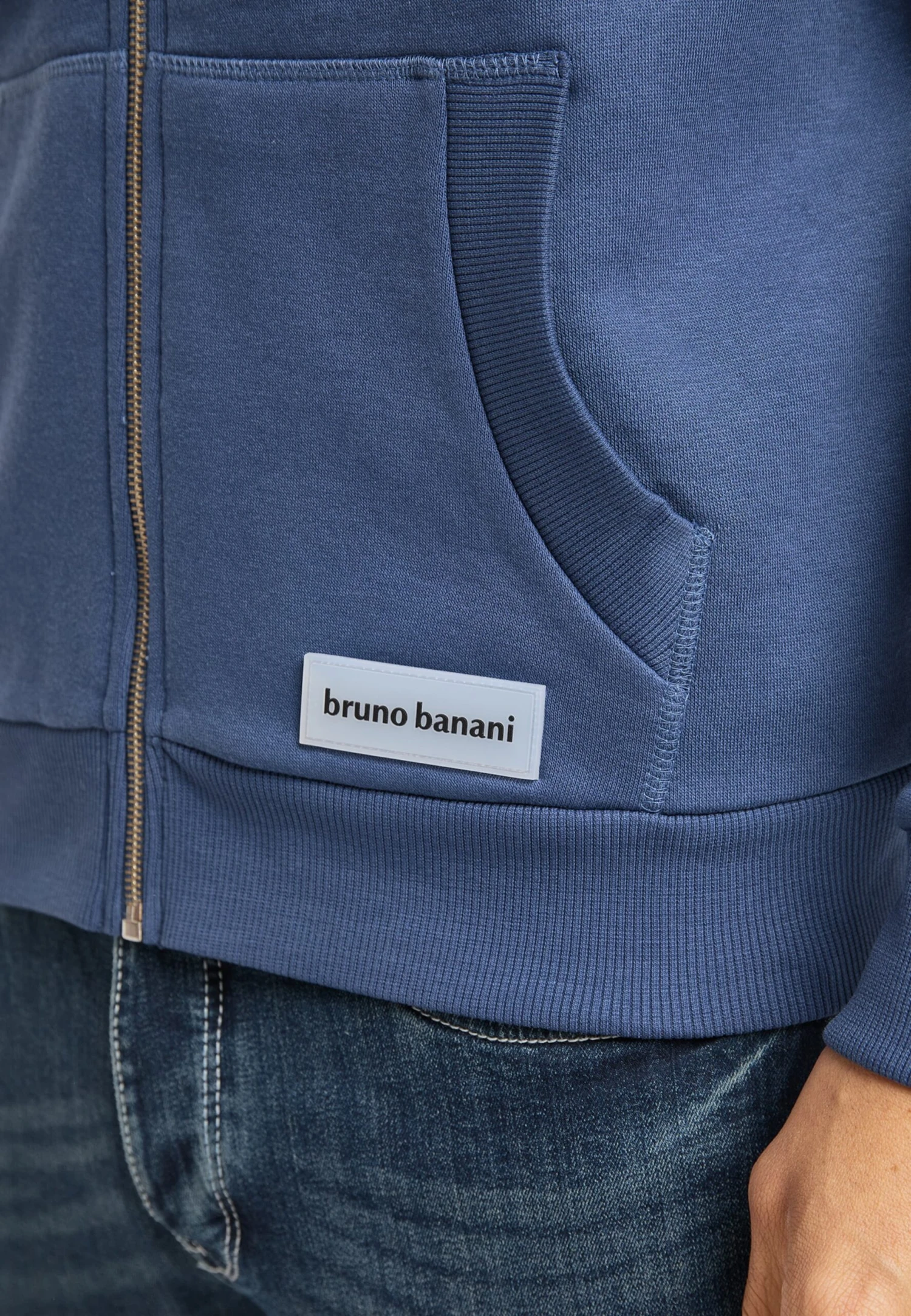 Bruno Banani Sweatvesten Sweatvest Grant Heren Marine 5 Bruno Banani Sweatvesten Sweatvest Grant Heren Marine - Afbeelding 5