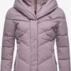 Ragwear Winterjassen Winterjas Natesa Dames Lavendel