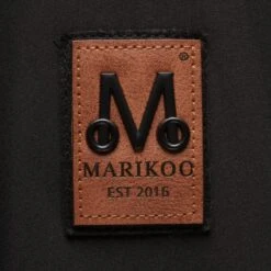 Marikoo Tussenjassen Tussenjas Brombeere Dames Zwart -kledingwinkel e289a48f7d29afce9f09e2d04c3ce0e4
