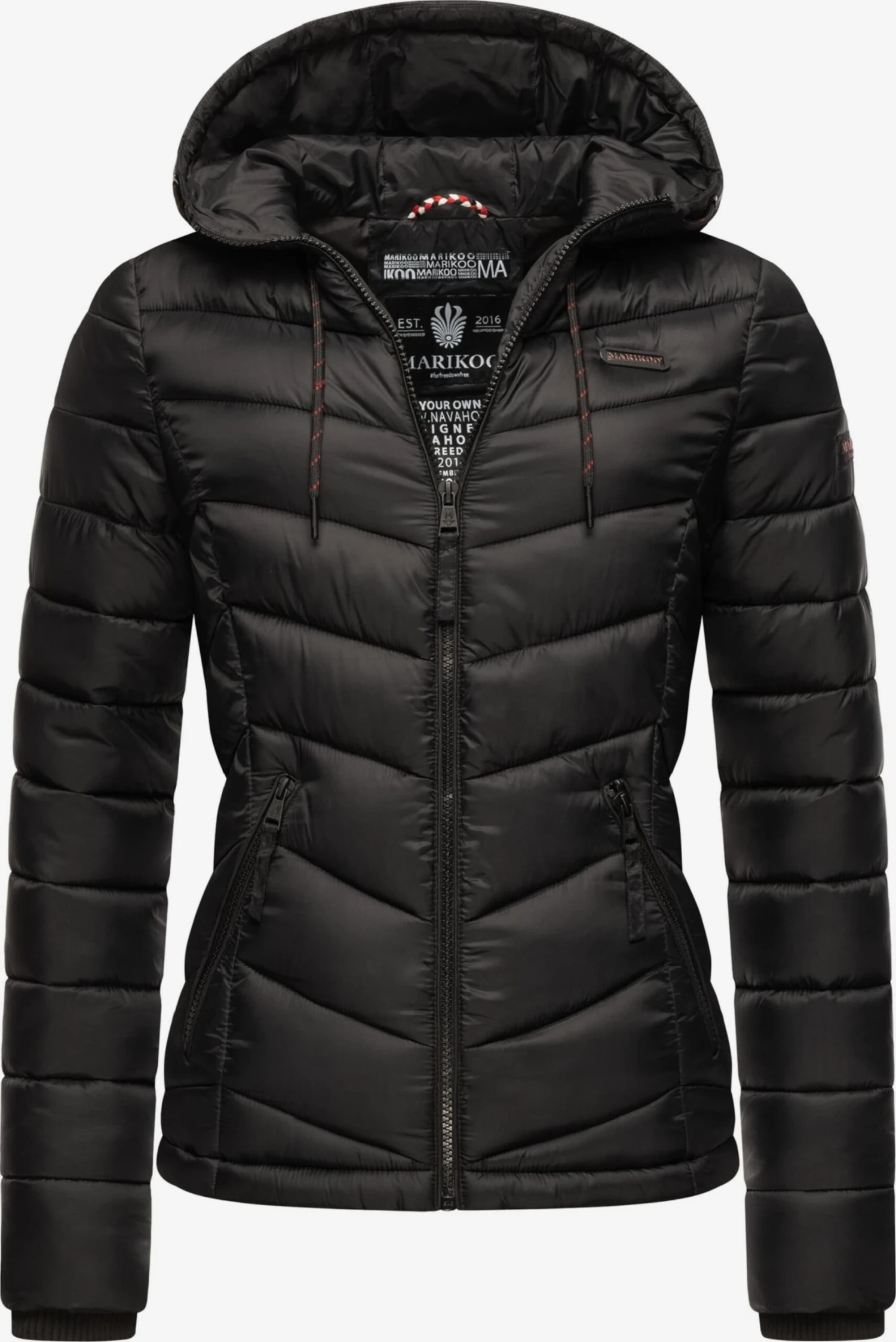 Marikoo Tussenjassen Tussenjas Kuala Dames Zwart 1 Marikoo Tussenjassen Tussenjas Kuala Dames Zwart