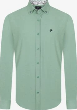 Casual Overhemden Regular Fit Overhemd FYODOR Heren Groen
