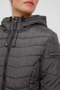 OXMO Winterjassen Winterjas NELLY Dames Zwart -kledingwinkel e6a4d249b3f22c50a8fad3d844d68842