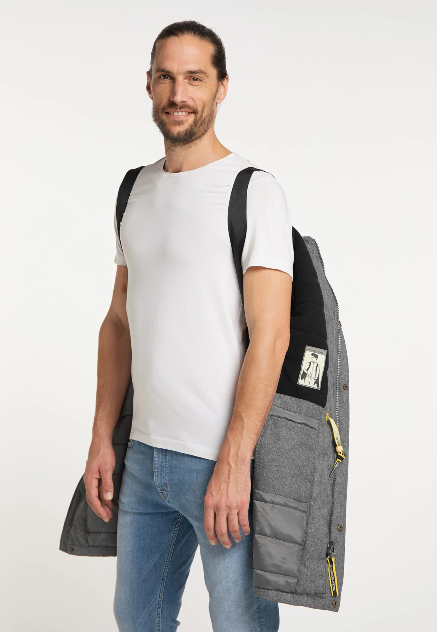 Schmuddelwedda Winterjassen Winterjas Heren Grijs Gemêleerd 3 Schmuddelwedda Winterjassen Winterjas Heren Grijs Gemêleerd - Afbeelding 3