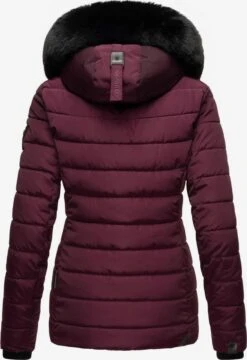Navahoo Winterjassen Winterjas Milianaa Dames Aubergine -kledingwinkel e8cb8fb34efac938d59f3450b90097aa