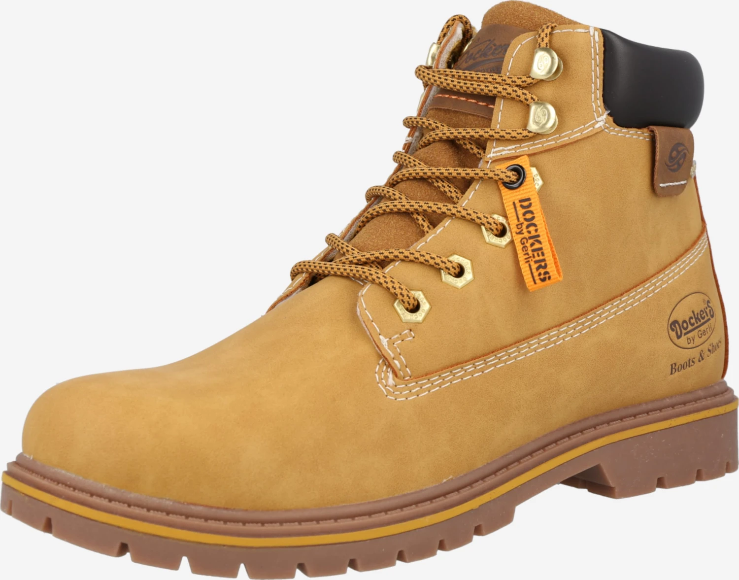 Dockers By Gerli Boots & Laarzen Veterboots Heren Karamel 1 Dockers By Gerli Boots & Laarzen Veterboots Heren Karamel