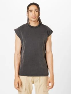 DRYKORN Tanktops Shirt FRILI Heren Antraciet -kledingwinkel ecb733bb825077a360d4172322f03a2d