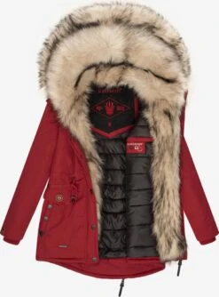 Navahoo Parkas Winterparka Sweety Dames Rood -kledingwinkel ed0843e566d8f16ae810b711ac8c6eb1