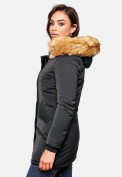 Marikoo Parkas Winterparka Karmaa Dames Zwart -kledingwinkel ed2fb762a9209b469cad662711f4a904