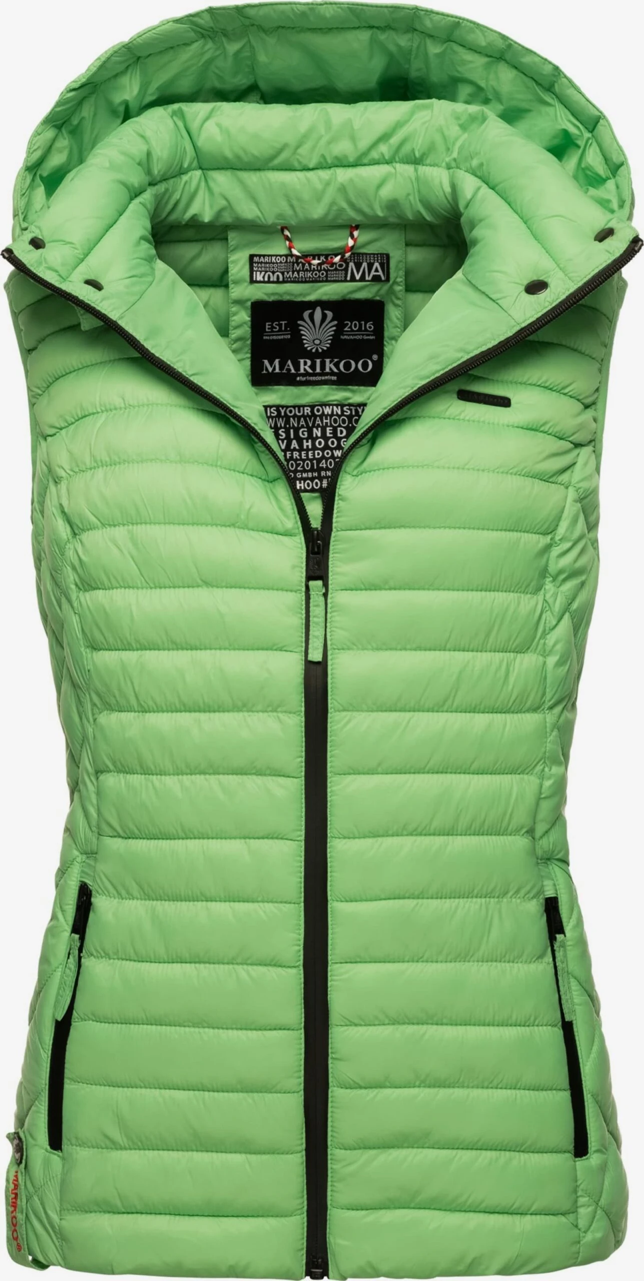 Marikoo Bodywarmers Bodywarmer Dames Groen 1 Marikoo Bodywarmers Bodywarmer Dames Groen