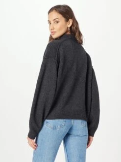 WEEKDAY Basic Truien Trui Norah Dames Donkergrijs 8 WEEKDAY Basic Truien Trui Norah Dames Donkergrijs -kledingwinkel f0a810839fd5b5950e28844793ad24b6