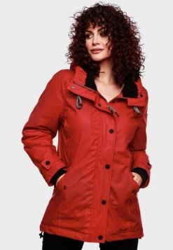 Navahoo Winterjassen Winterjas Lindraa Dames Cranberry -kledingwinkel f0e92a3492d020212c6f329eda6f045f
