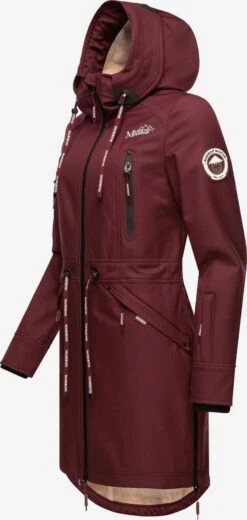 Marikoo Parkas Tussenparka Dames Bordeaux -kledingwinkel f1339a94d1004c747839bdcfc51429b3