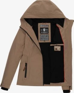 Marikoo Tussenjassen Tussenjas Brombeere Dames Sepia -kledingwinkel f1d61cb32fb37d6187d161b543f576f9