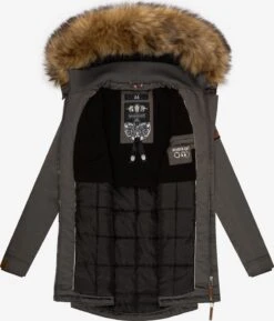 Marikoo Wintermantels Wintermantel Sanakoo Dames Donkergrijs 11 Marikoo Wintermantels Wintermantel Sanakoo Dames Donkergrijs -kledingwinkel f44d296b509cc38486c6c127dba8642e